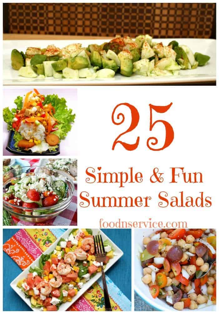 25 easy & fun summer salad recipes