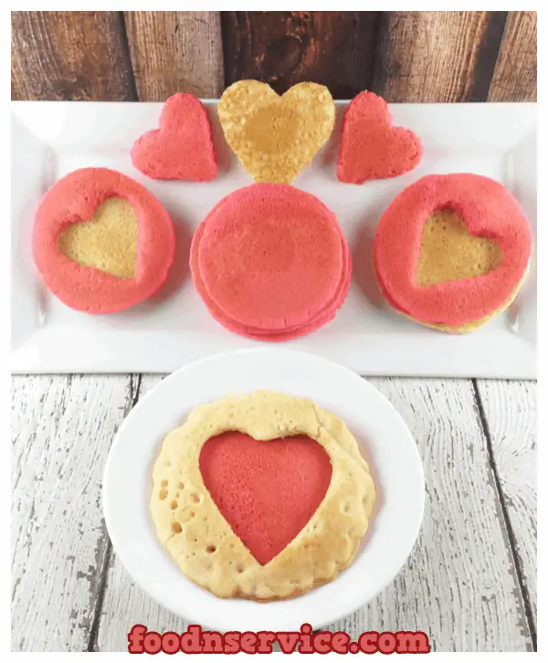 This Valentine's Day Pancake recipe is super cute and super easy to do!