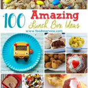 100 Amazing lunch box ideas to make for your kids! Now you'll have plenty of ideas on what to make for school lunches! Find more great articles @ foodnservice.com