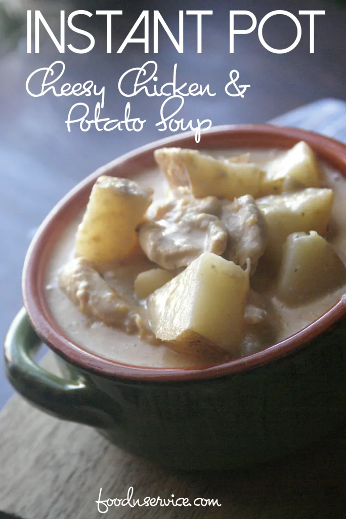 My instant pot cheesy chicken and potato soup is the best thing that you're gonna make and you're family will love!