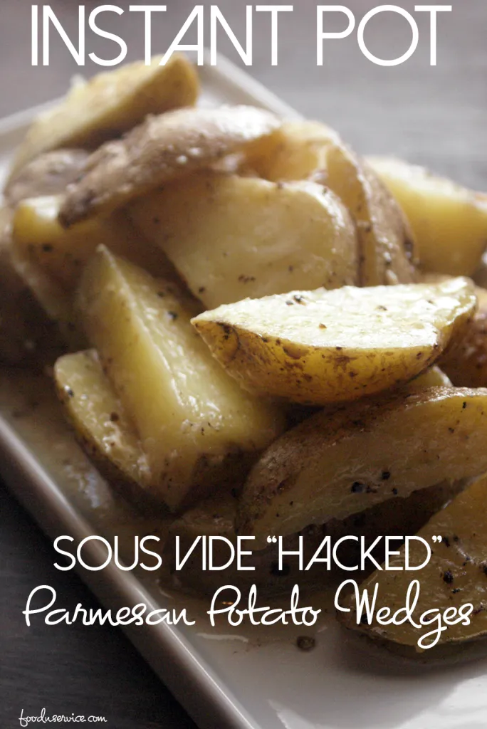 My instant pot sous vide parmesan potatoes turned out fabulous! I don't have a sous vide machine, so I did a small "hack" and turned out awesome!