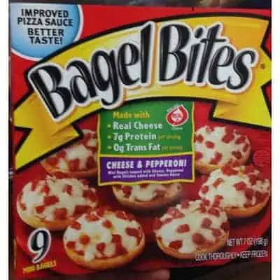 80s food stranger things food bagel bites