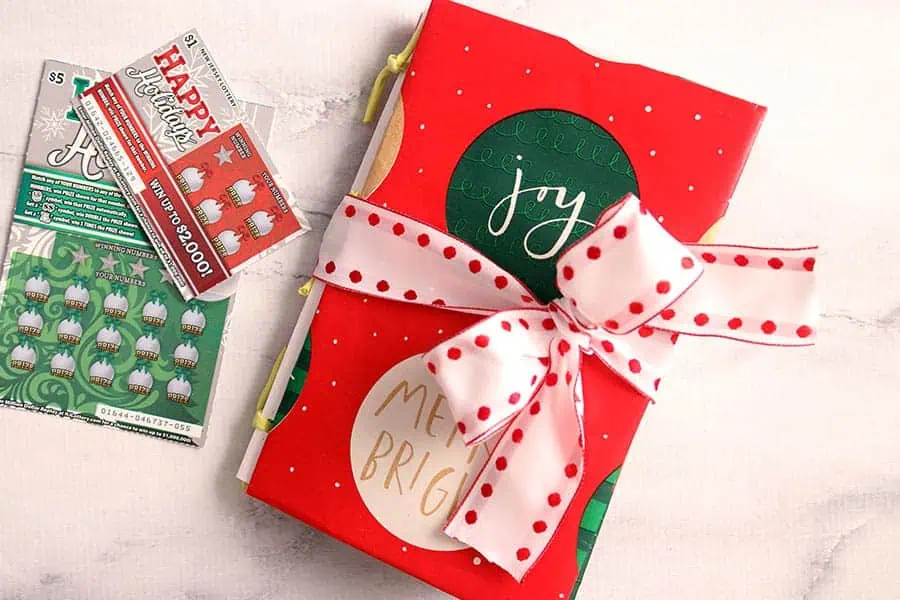 christmas junk journal horizontal image