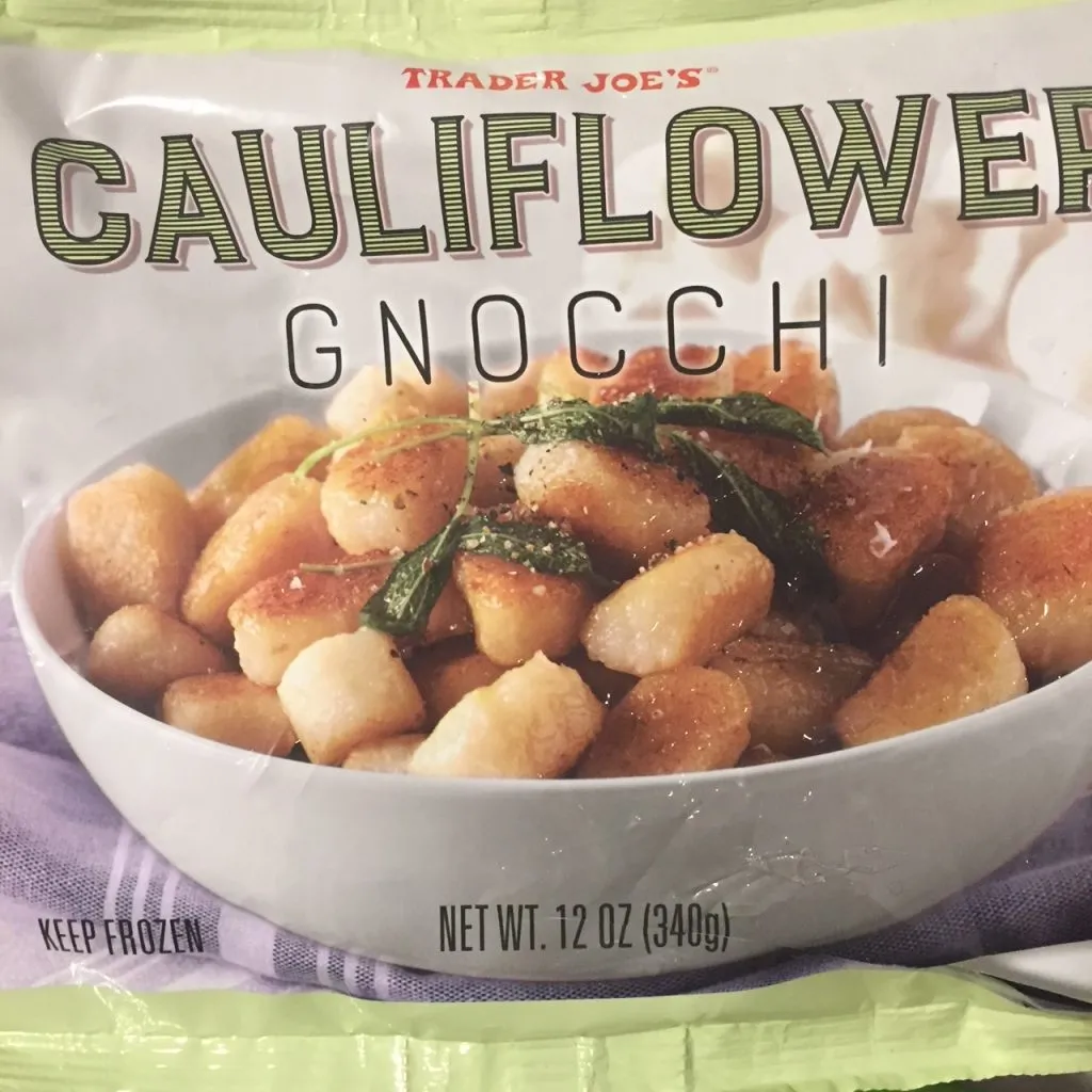 cauliflower gnocchi from trader joe's weight watchers shopping list