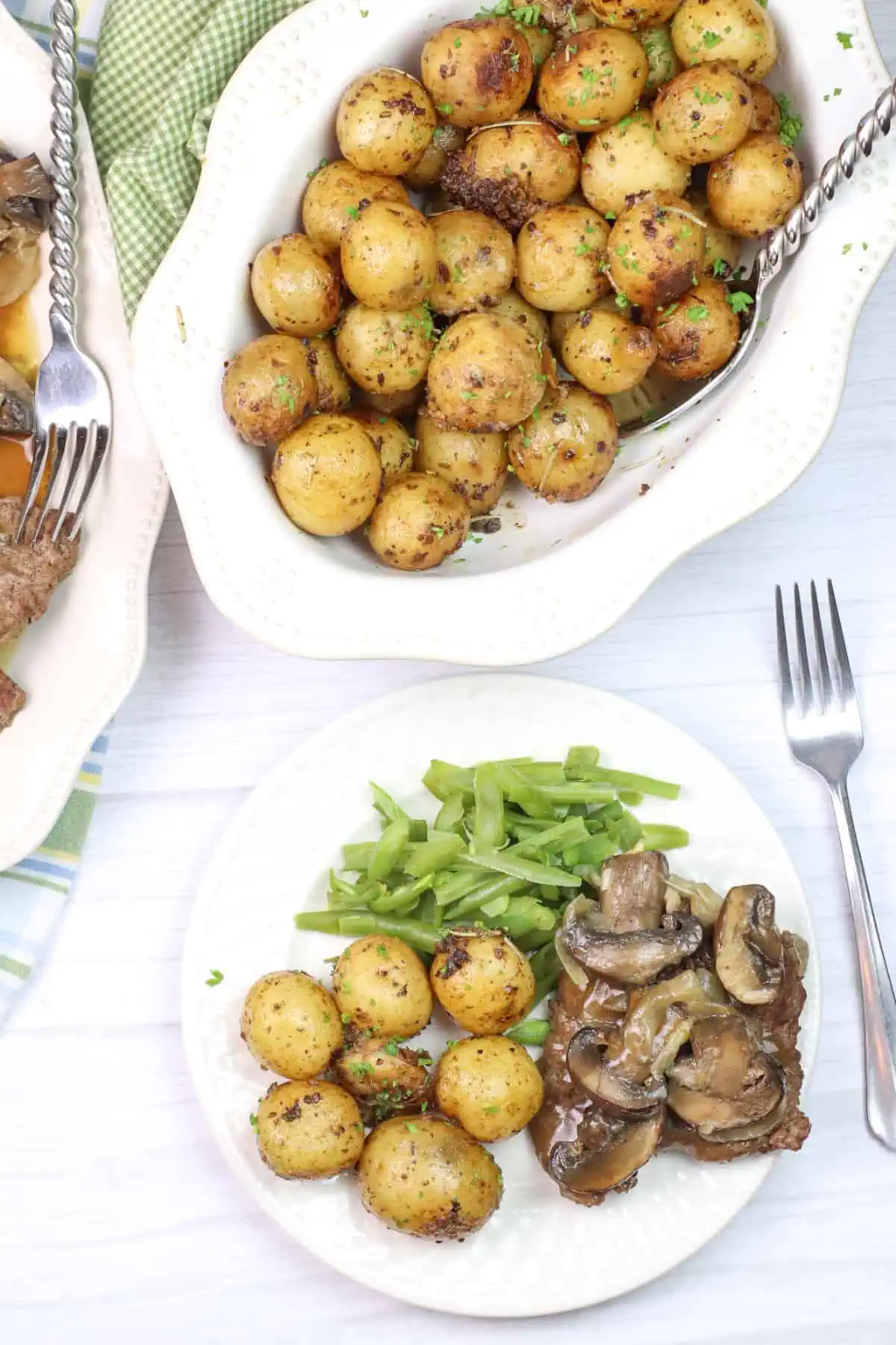 instant pot butter potatoes with cubed steak
