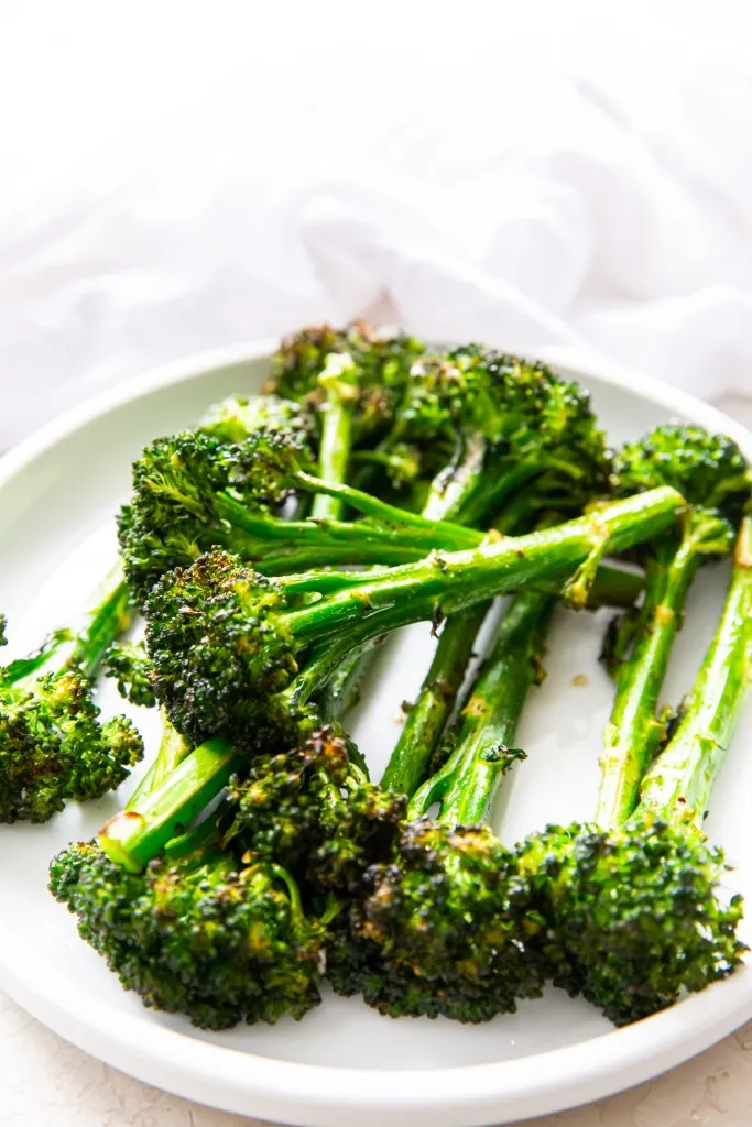 close up view of broccolini
