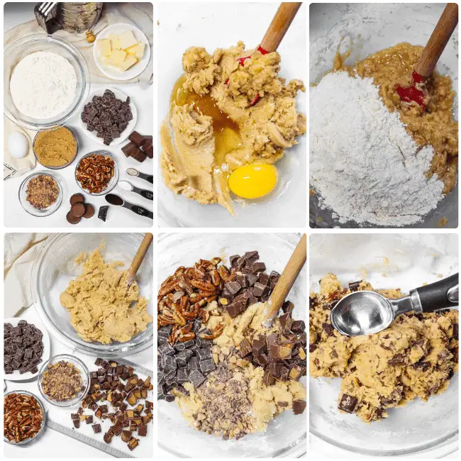 easy step by step directions for making the best coffee house cookies