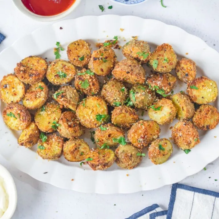 Air Fryer Parmesan Potatoes