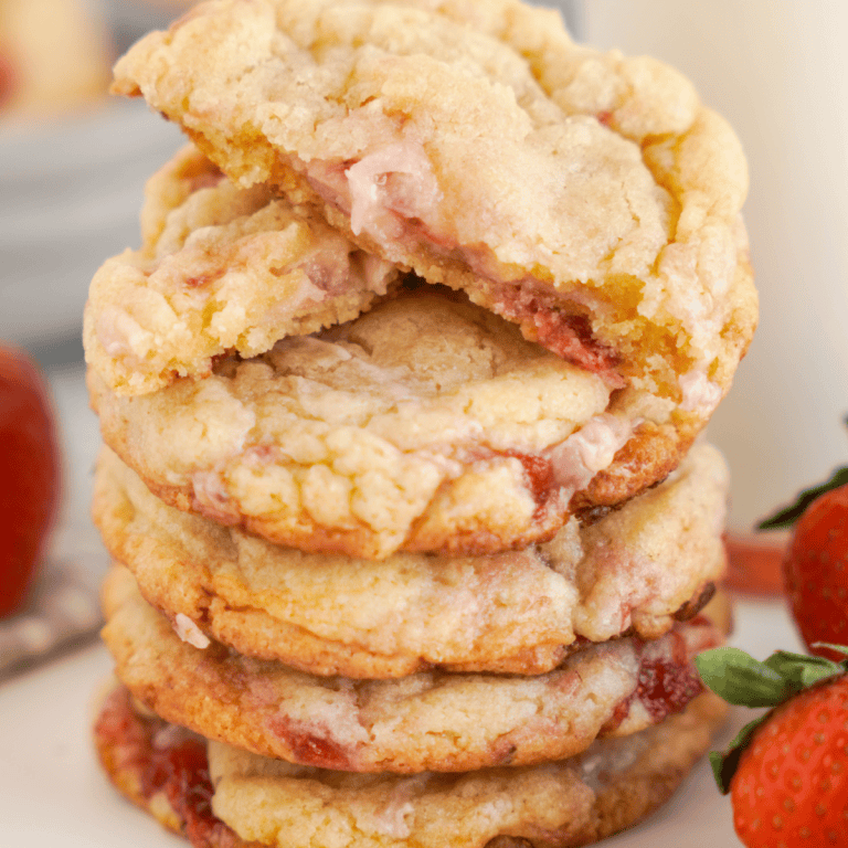 Strawberry Cheesecake Cookies