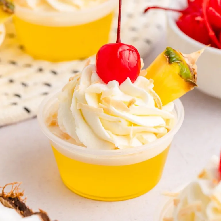 Pina Colada Jello Shots