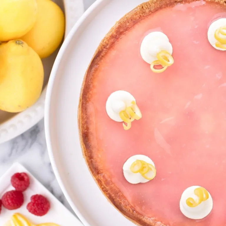 Lemon Raspberry Cheesecake