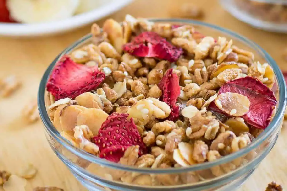 Strawberry granola.