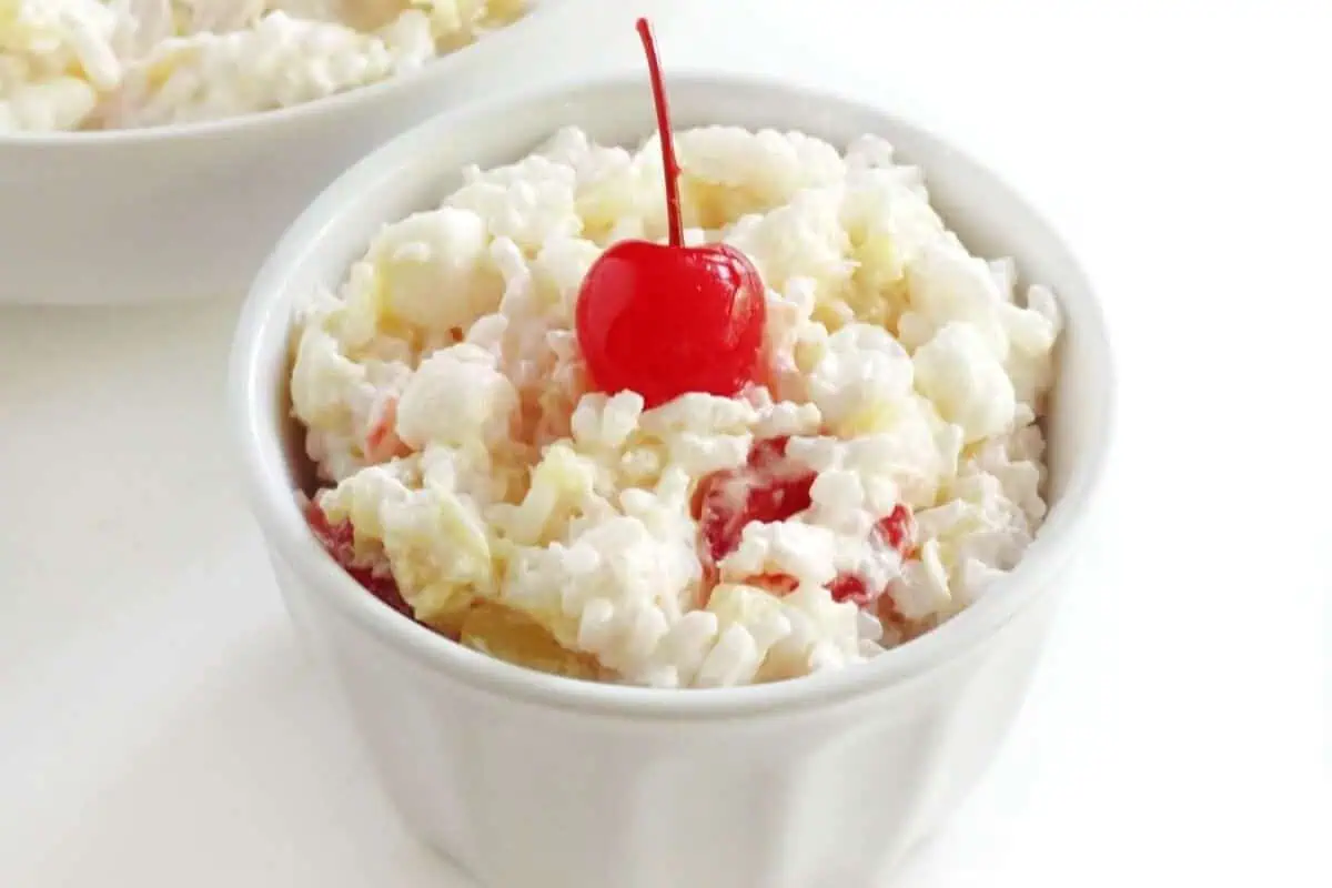 Glorified rice with a cherry on top.