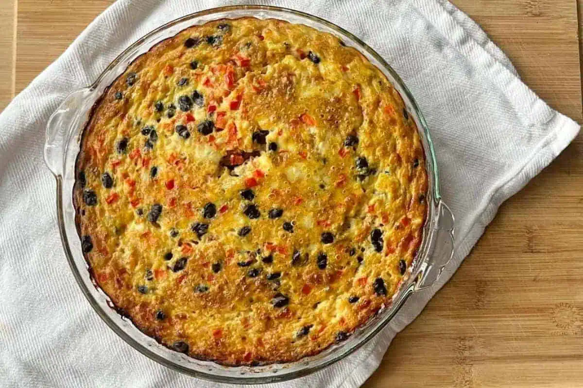 Savory quinoa breakfast bake.
