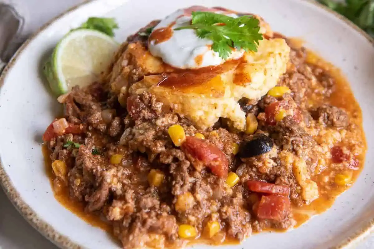 Tamale pie.