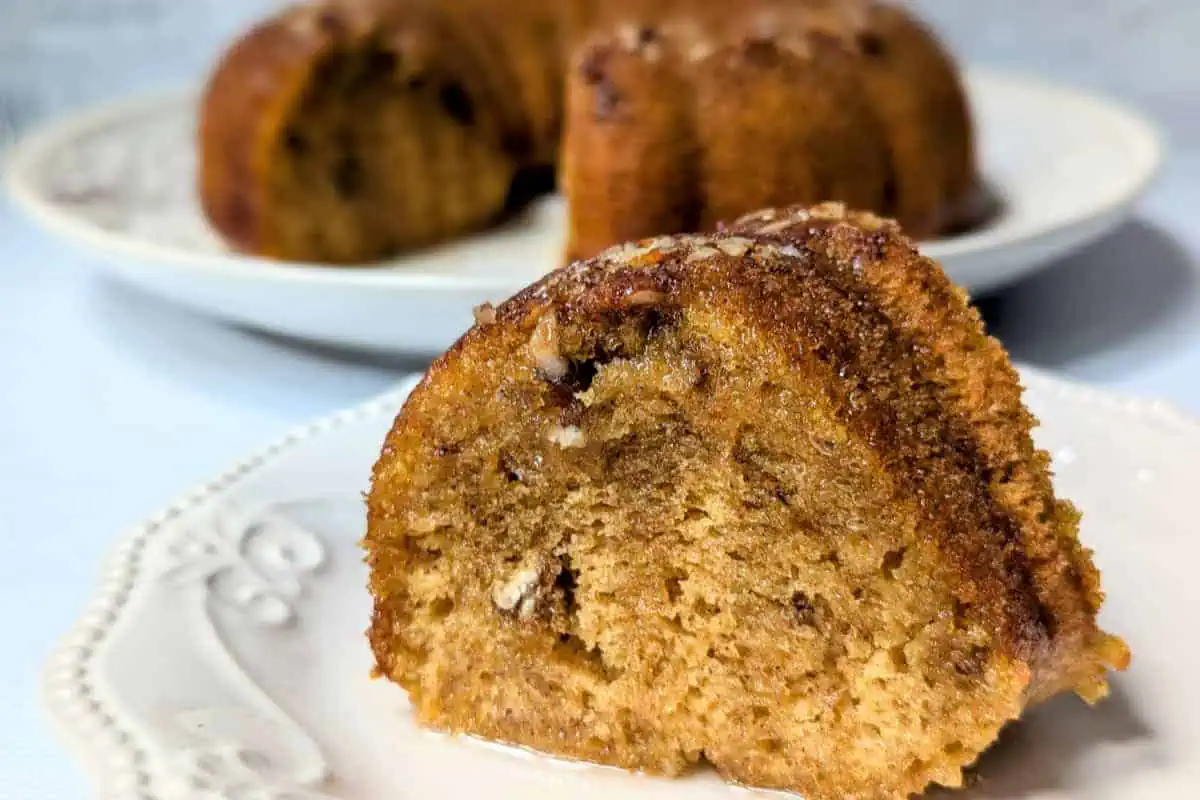 Pumpkin spice rum cake.