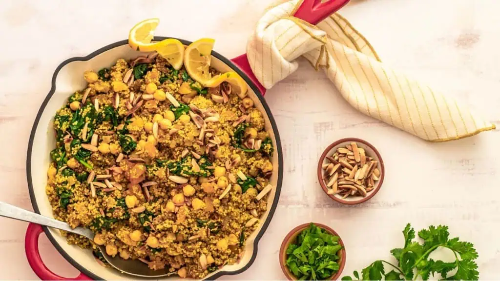 Easy One Pot Ground Lamb and Couscous