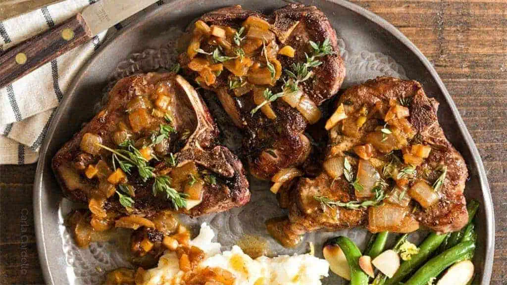 Pan Seared Lamb Chops
