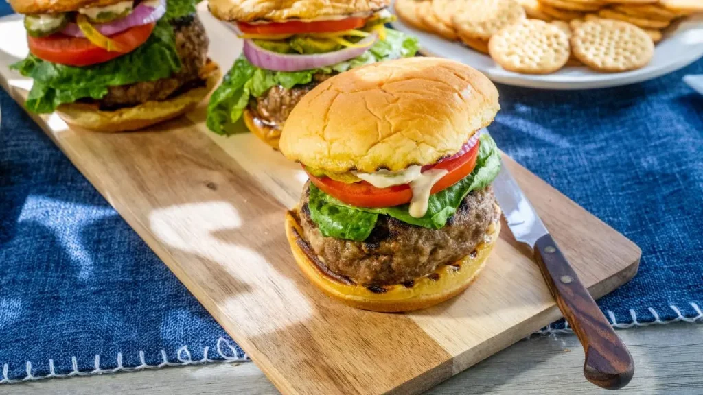 Pimento Cheese Stuffed Burgers