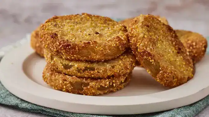 Crispy Fried Green Tomatoes.