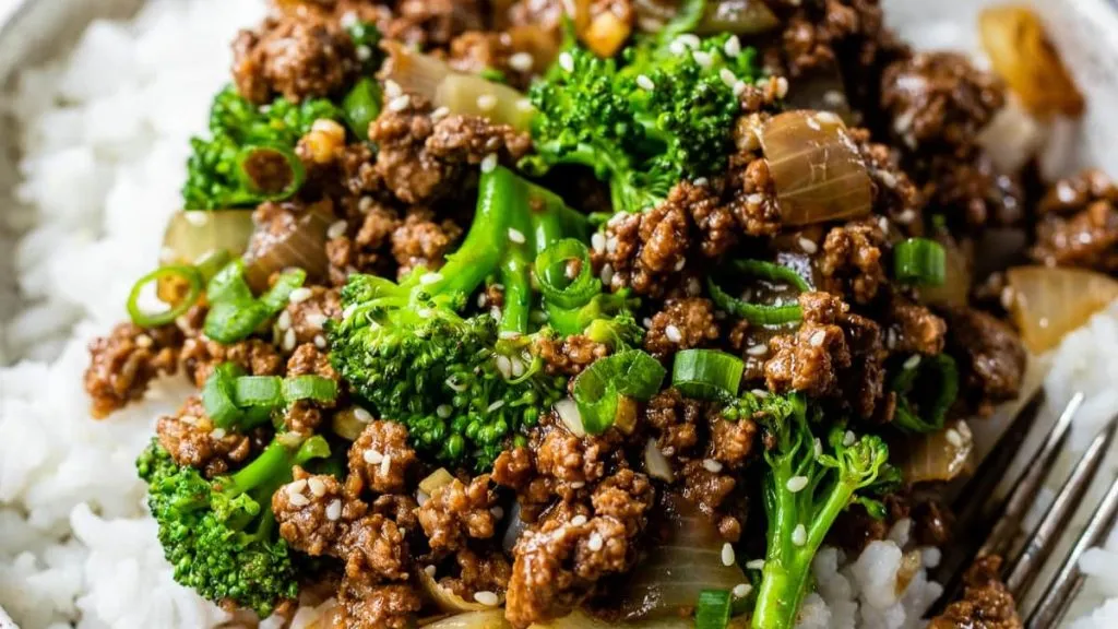 Ground Beef and Broccoli Stir Fry