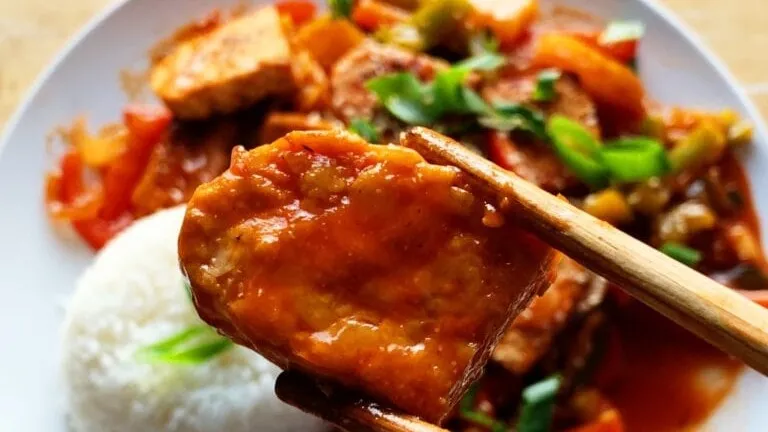 Sweet and Sour Tempeh