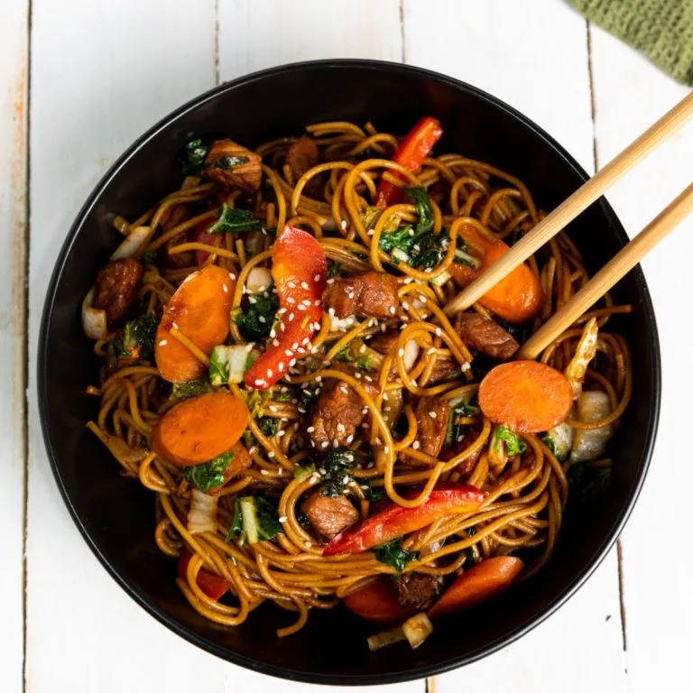 Instant Pot Pork Lo Mein