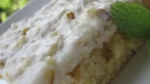 White Texas Sheet Cake