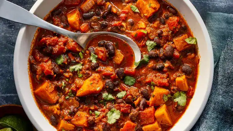 Sweet Potato and Black Bean Chili
