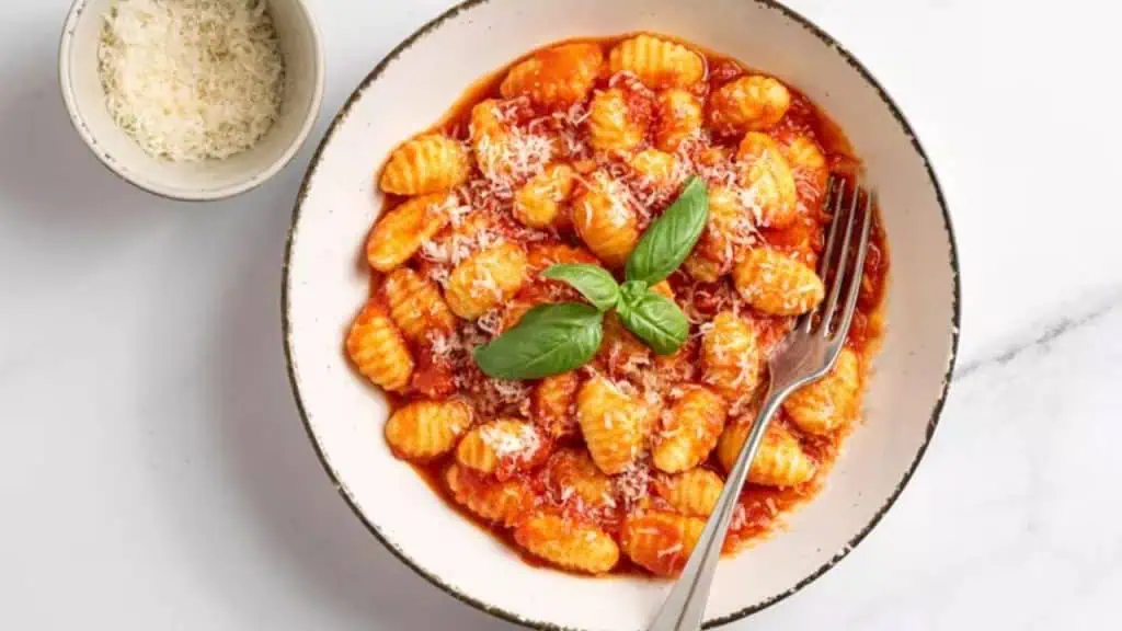 Gnocchi in Rich Tomato Basil Sauce