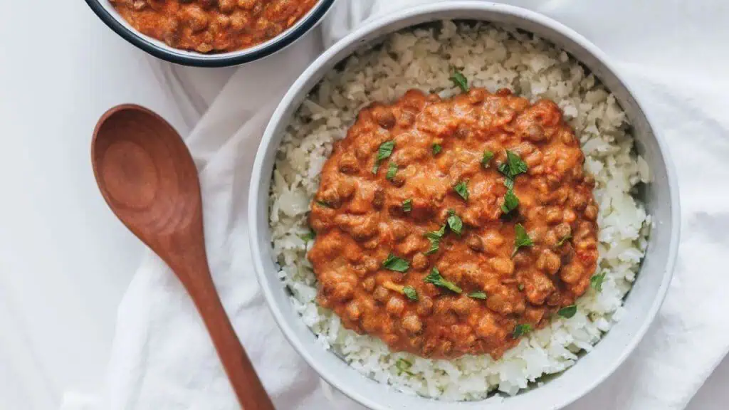 Rich Tomato Lentil Curry