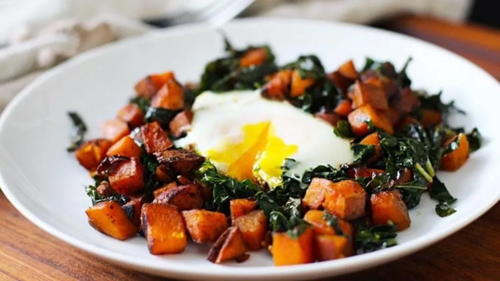 Sweet Potato and Kale Hash
