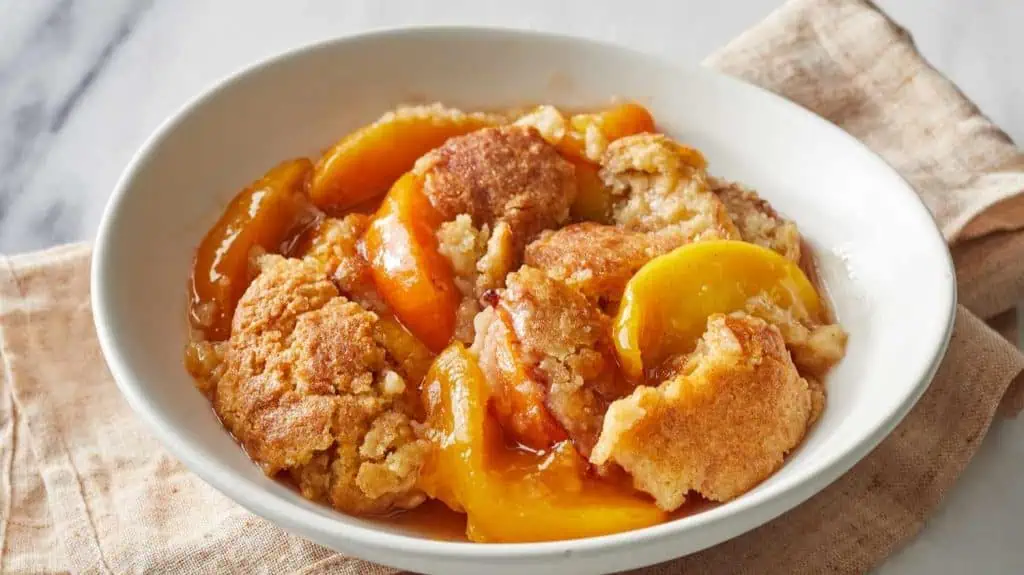 Sweet Sun-kissed Peach Cobbler