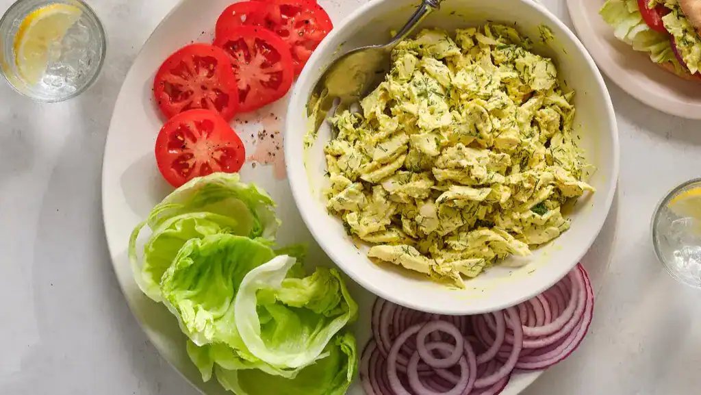 Turmeric Grilled Chicken Salad