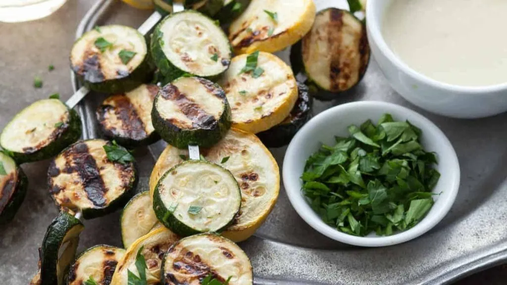 Grilled Zucchini Skewers