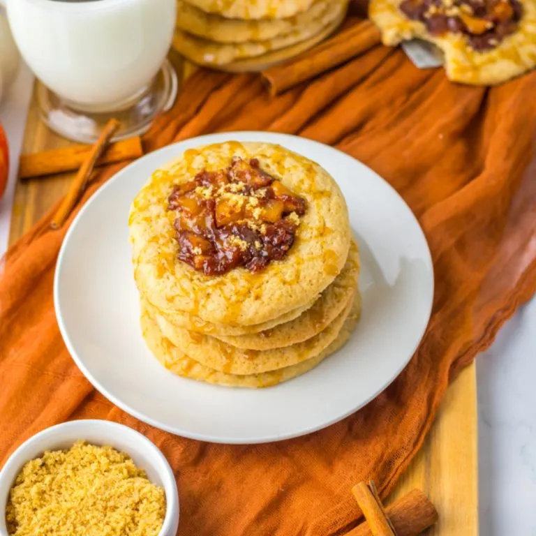 Apple Spiced Cookies – Gooey Pie Topping on a Sugar Cookie