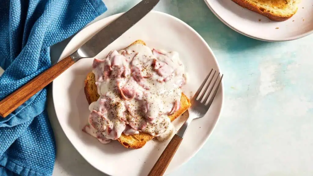 Creamed Chipped Beef on Toast
