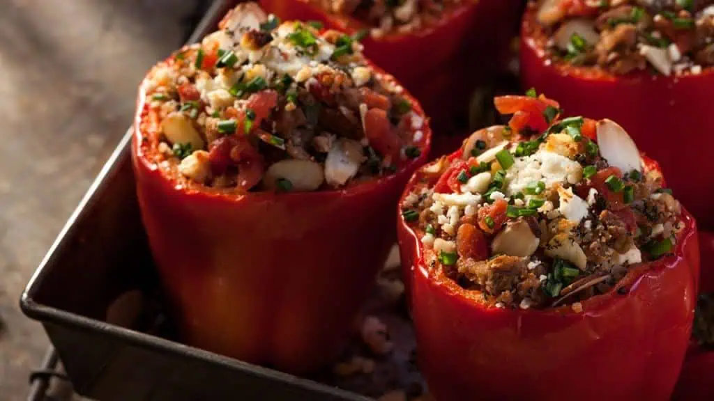 Savory Turkey Stuffed Peppers