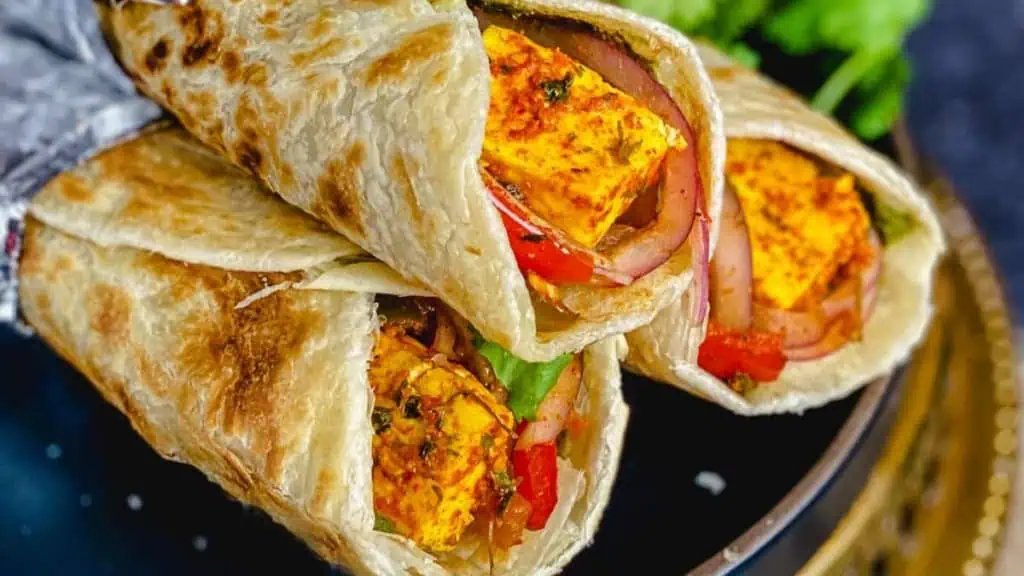 Spicy Paneer Wraps