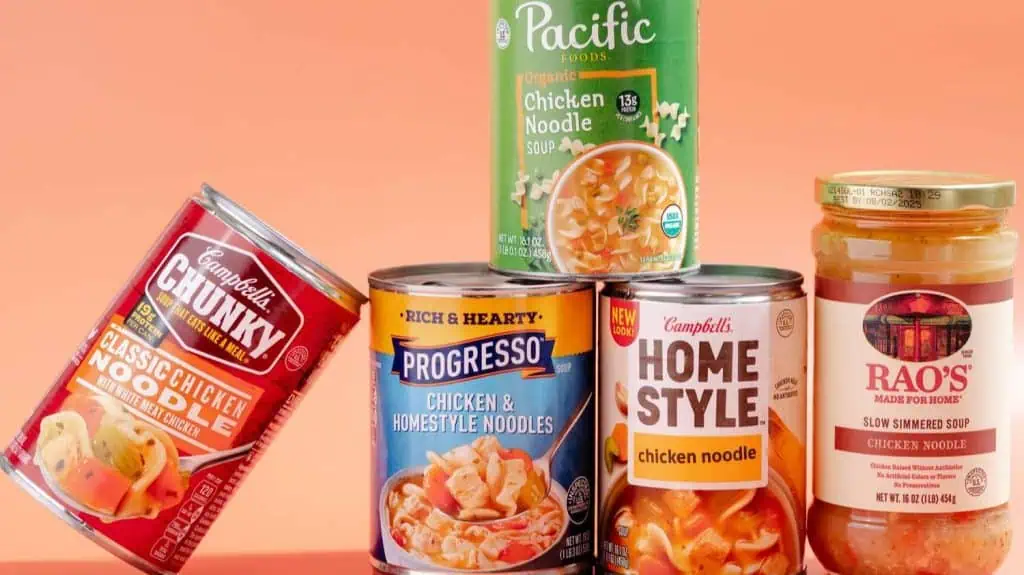 Canned soups