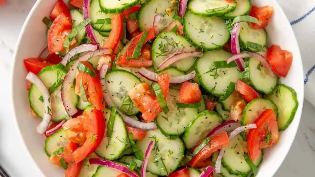 Cool Cucumber and Tomato Salad