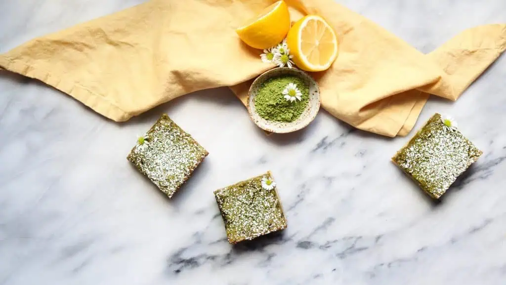 Matcha Lemon Bars