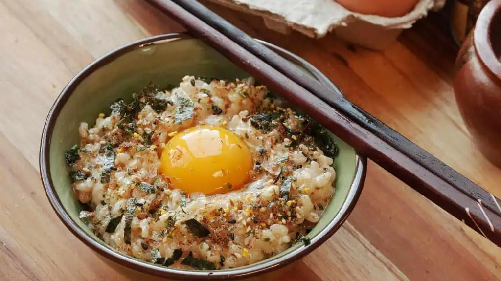 Japanese Tamago Kake Gohan