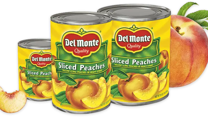 Canned peaches