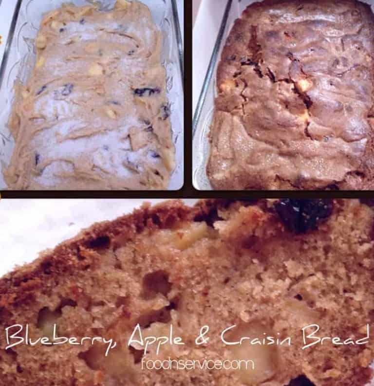 Amazing Blueberry, Apple and Craisin Bread Recipe