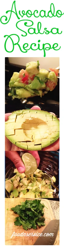 avocado salsa recipe step by step instructions