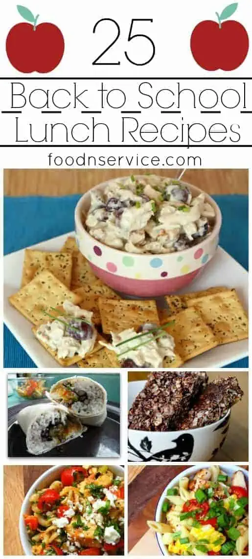 easy to make school lunches