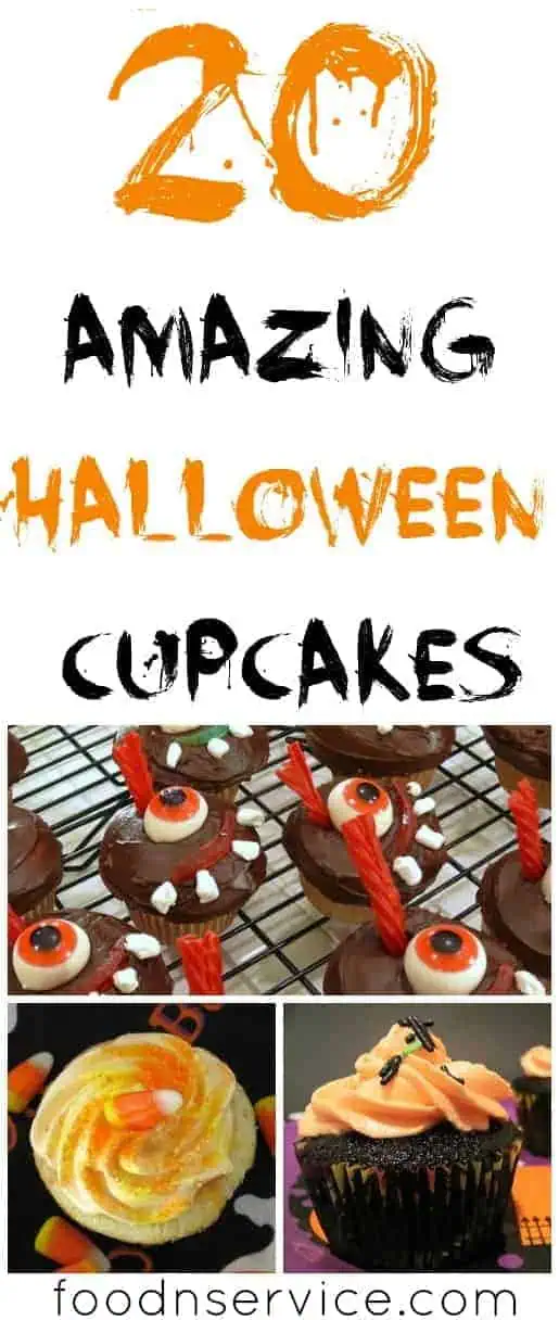 20 DIY Halloween cupcakes for kids