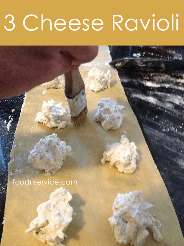 Homemade Three Cheese Ravioli Recipe