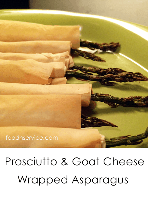 Asparagus, Prosciutto  And Goat Cheese Appetizer